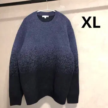 유니클로 JW 앤더슨 수플레얀 그라데이션 크루넥 스웨터 XL