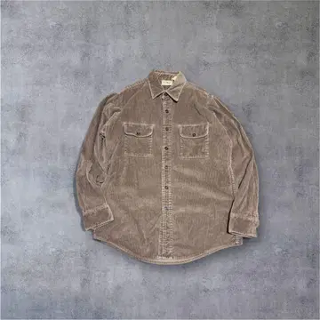 90s USA제 L.L.Bean 굵은 폭 코듀로이 셔츠