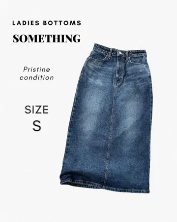 SOMETHING 데님 타이트 스커트 사이즈 S