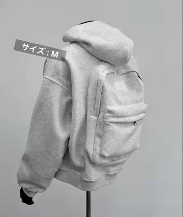그레이 후드티 맨투맨 아우터 집업 무지 M