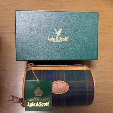 Lyle&Scott 파우치 체크 무늬 골프 파우치 골프