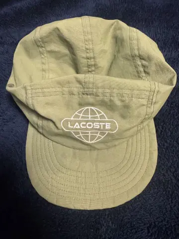 LACOSTE 올리브색 캡