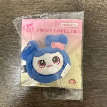 TWICE LOVELYS 봉제 인형 헤어핀 GIGO 한정판 쯔위