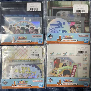BANDAI NAMCO J 스티커 세트 전 6종