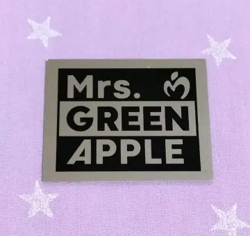 Mrs. GREEN APPLE 미세스젠 최초 한정 BOX 사각 스티커