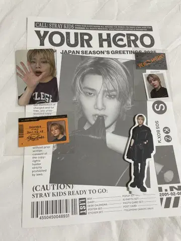 [ stray kids ] yourhero 시즌 그리팅 2025 아이엔