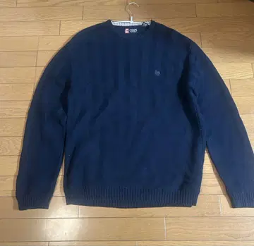 [CHAPS] 90s 구제 의류 L 사이즈 네이비 니트