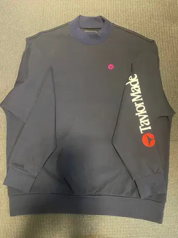 TaylorMade 네이비 M 크루넥 트레이닝복