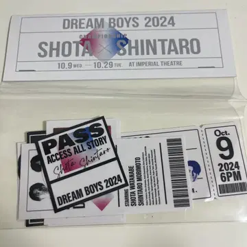 DREAMBOYS 2024 스티커 드림보 와타나베 쇼타 모리모토 신타로