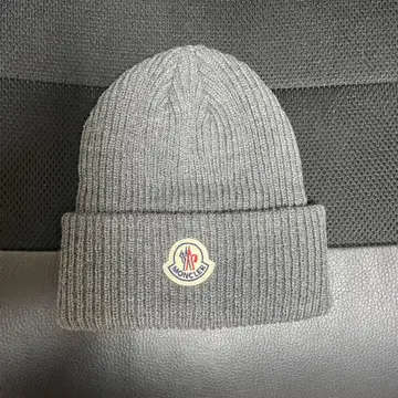 MONCLER 니트 모자 그레이