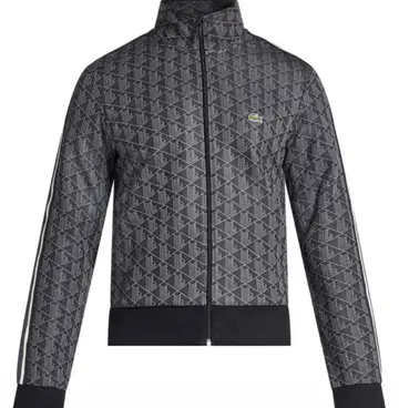 Lacoste 모노그램 트랙 자켓 블랙