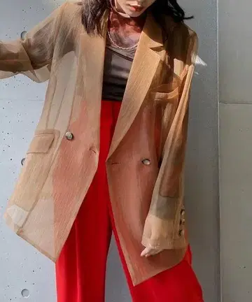 Ameri Vintage 시스루 자켓 아메리빈티지