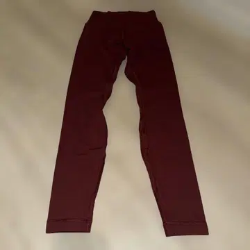 룰루레몬 버건디 스트레치 레깅스