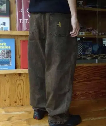 PASS-PORT 데님 청바지 34 사이즈 브라운