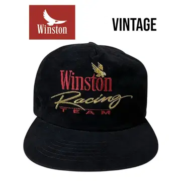 Winston 윈스턴 빈티지 캡 레이싱 스웨이드