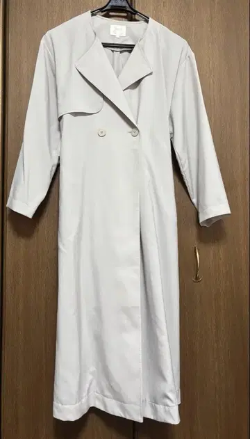 grove 트렌치코트 롱 코트 M 사이즈 라이트 그레이