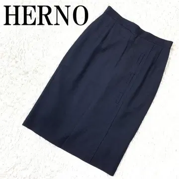 HERNO 헬노 타이트 스커트 네이비 42 B413