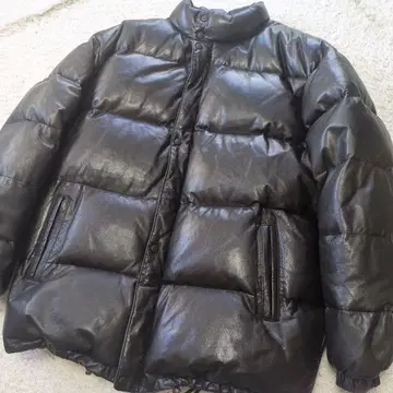 Wind Armor 천연 가죽 가죽 다운 자켓 4L