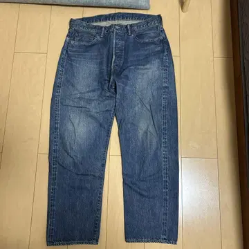 아프레쎄 Washed Denim Wide Pants INDIGO