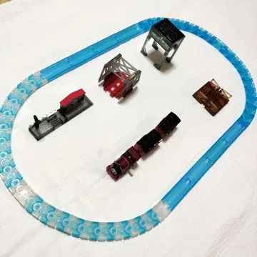 캡슐 프라레일 스타터 세트 AI 레일 & 풍경 & 차량