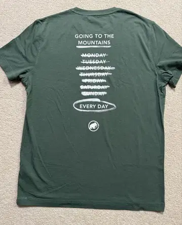 마무트 TGOING TO THE MOUNTAIN 티셔츠 새상품급