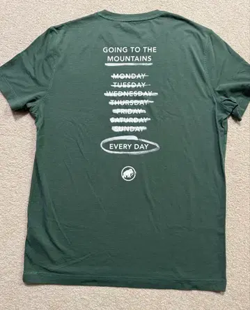 마무트 TGOING TO THE MOUNTAIN 티셔츠 새상품급