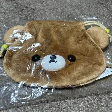 차이로이코구마 봉제 인형 복조리 페이스 산엑스