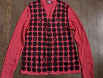 HYSTERIC GLAMOUR 도트 무늬 가디건 L