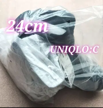 유니클로C 패디드 레이스업 부츠 블랙 24cm UNIQLOC