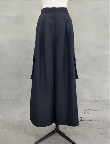 Lig. 리그도트 와이드 카고 팬츠 블랙
