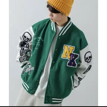 미착용 바시티 자켓 자켓 M