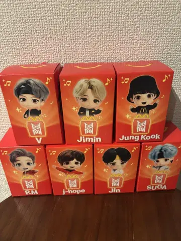 Tiny TAN 7체 세트 bts 맥도날드