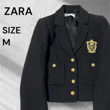 ZARA 테일러드 자켓 M 블랙 골드 버튼