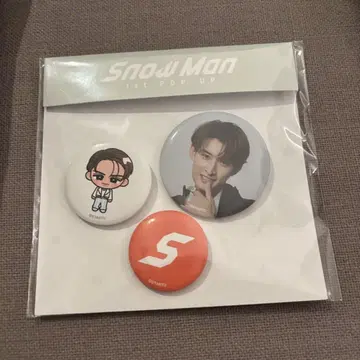 SnowMan 1st POPUP 한국 무카이 코지 캔뱃지