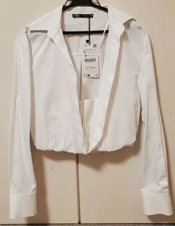 ZARA 화이트 셔츠 XS