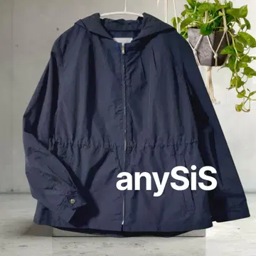 anySiS 에니시스 2WAY 블루종 후드티 S 사이즈 상당