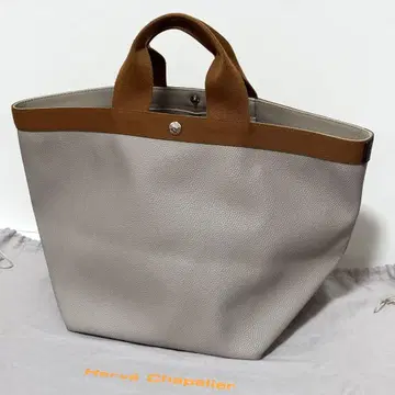 새상품급 herve chapelier 럭스 보트형 토트 L 725GP