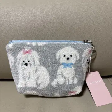 보송보송 강아지 보트형 파우치 S