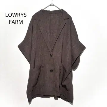 LOWRYS FARM 바스켓 자켓 SS 브라운 완판템