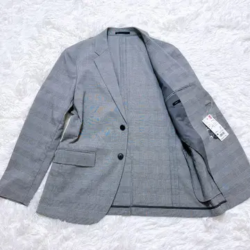 새상품 유니클로 감동 자켓 글렌체크 M