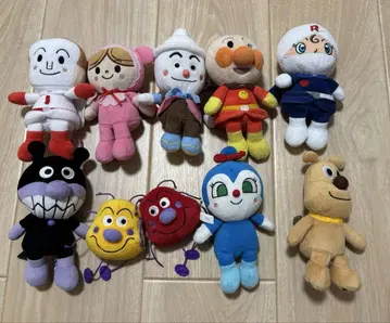 호빵맨 봉제 인형 세트