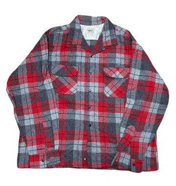 빈티지 Brent 울 셔츠 60년대 XL