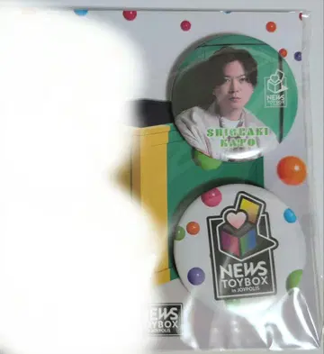 NEWS 조이폴리스 TOYBOX 캔뱃지 카토 시게아키