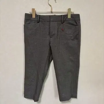 [ 드레스타일 ] ( S ) 캐주얼 카프리 팬츠 월드 벨트 루프