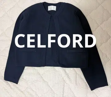 새상품 셀포드 CELFORD 니트 자켓 탄탄한 소재 38
