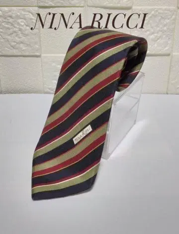 [ 새상품급 ] NINA RICCI 니나리치 넥타이 스트라이프