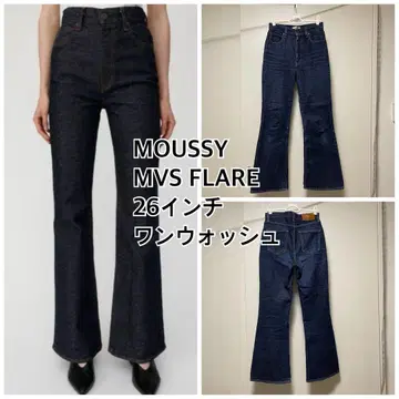 MOUSSY 마우지 MVS FLARE 원 워시 26인치