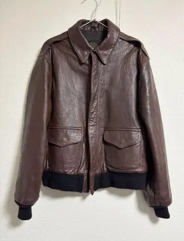 AVIREX A-2 미국제 빈티지 다크 브라운