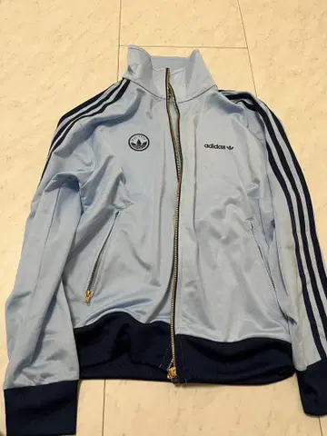 adidas 라이트 블루 저지 M 사이즈
