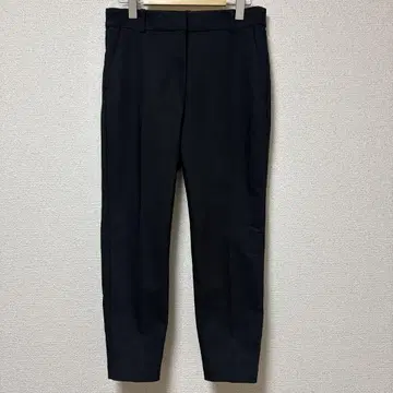 H&M 블랙 테이퍼드 팬츠 스트레치 코튼 혼방 EUR 40L 상당